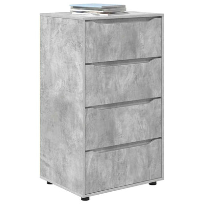 Armadi di Stoccaggio 2 pcs Grigio cemento 60 x 48 x 105 cm