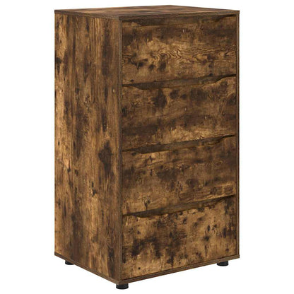 Armadi di Stoccaggio 2 pcs Rovere fumÃ© 60 x 48 x 105 cm