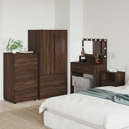 Armadi di Stoccaggio 2 pcs Rovere Marrone 60 x 48 x 105 cm