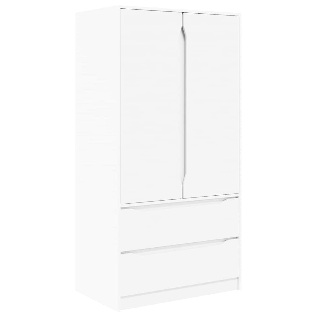 Armadietto Bianco 79,5 x 49 x 156 cm Legno ingegnerizzato
