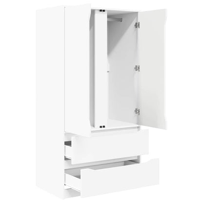 Armadietto Bianco 79,5 x 49 x 156 cm Legno ingegnerizzato