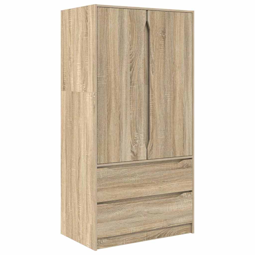 Armadietto con cassetto Rovere Sonoma 79,5 x 49 x 156 cm