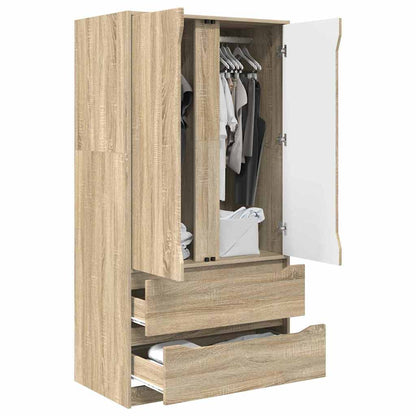 Armadietto con cassetto Rovere Sonoma 79,5 x 49 x 156 cm