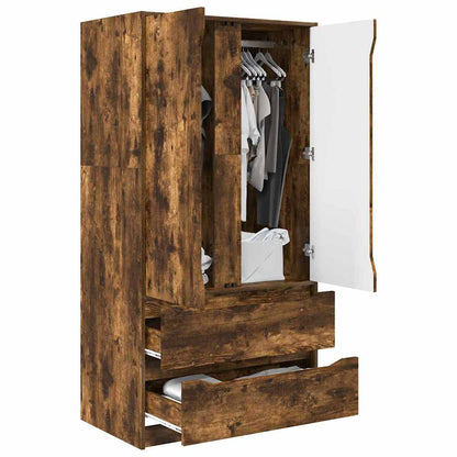 Armadietto con cassetto Quercia Affumicata 79,5 x 49 x 156 cm