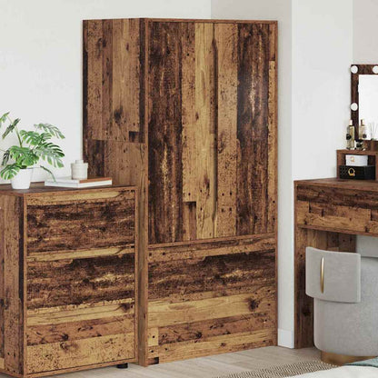 Armadietto con cassetto Legno vecchio 79,5 x 49 x 156 cm