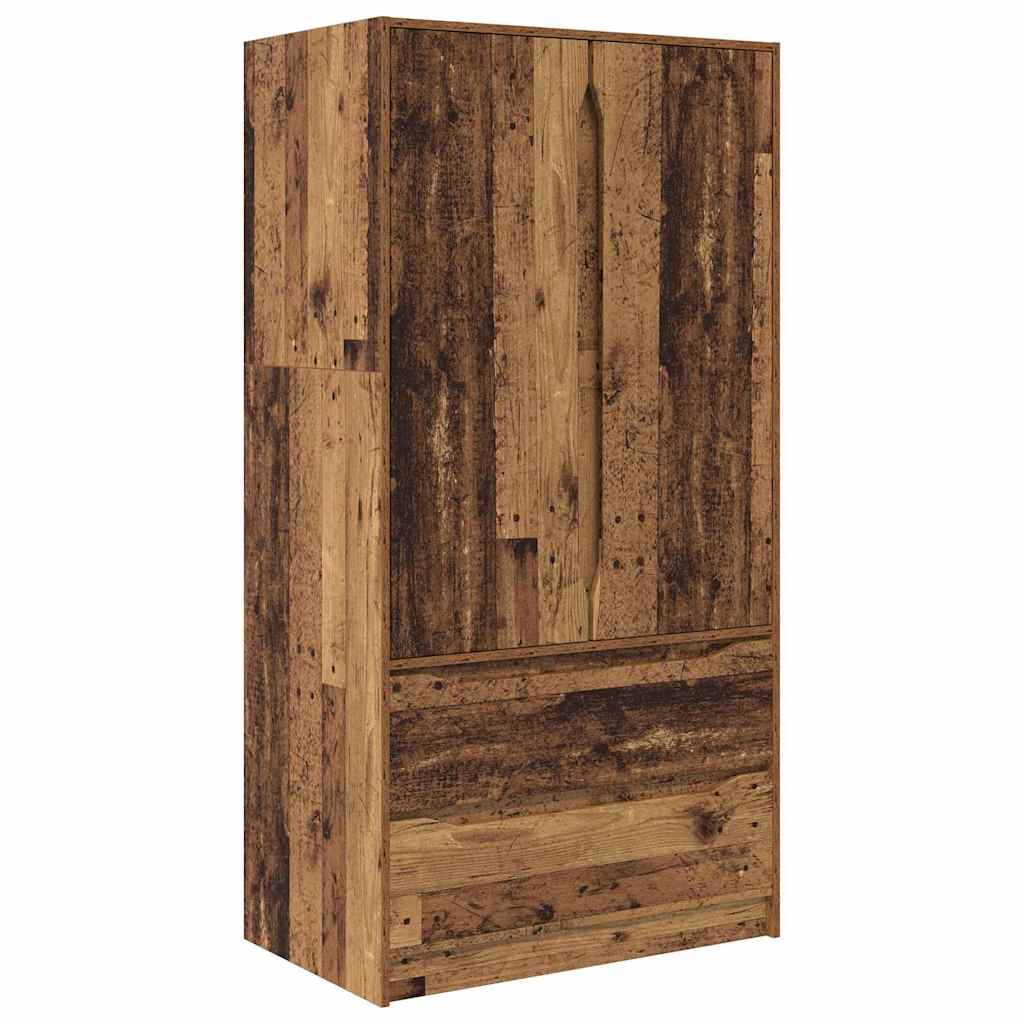 Armadietto con cassetto Legno vecchio 79,5 x 49 x 156 cm