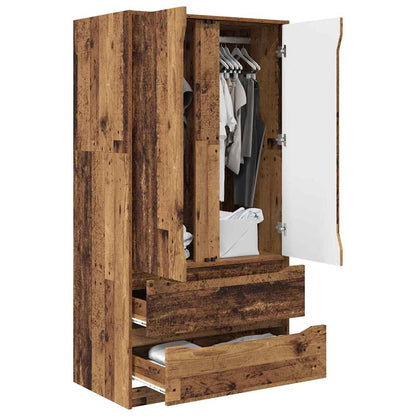 Armadietto con cassetto Legno vecchio 79,5 x 49 x 156 cm