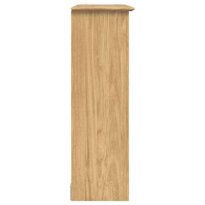 Armadio con Porte in Vetro BODO Marrone miele