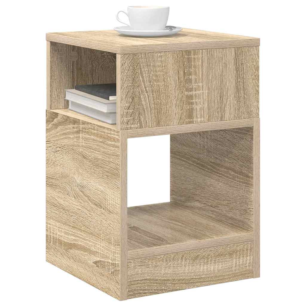 Tavolino Rovere Sonoma 30,5 x 30 x 45 cm Legno multistrato
