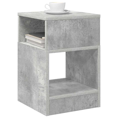 Tavolino 2 pcs Grigio cemento 30,5 x 30 x 45 cm