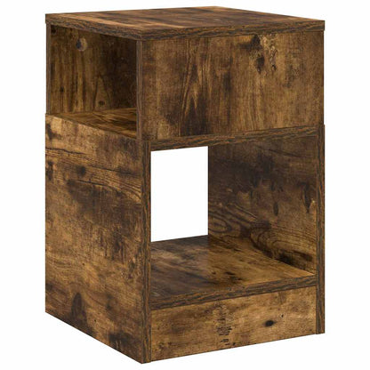 Tavolino 2 pcs Rovere fumÃ© 30,5 x 30 x 45 cm Legno multistrato