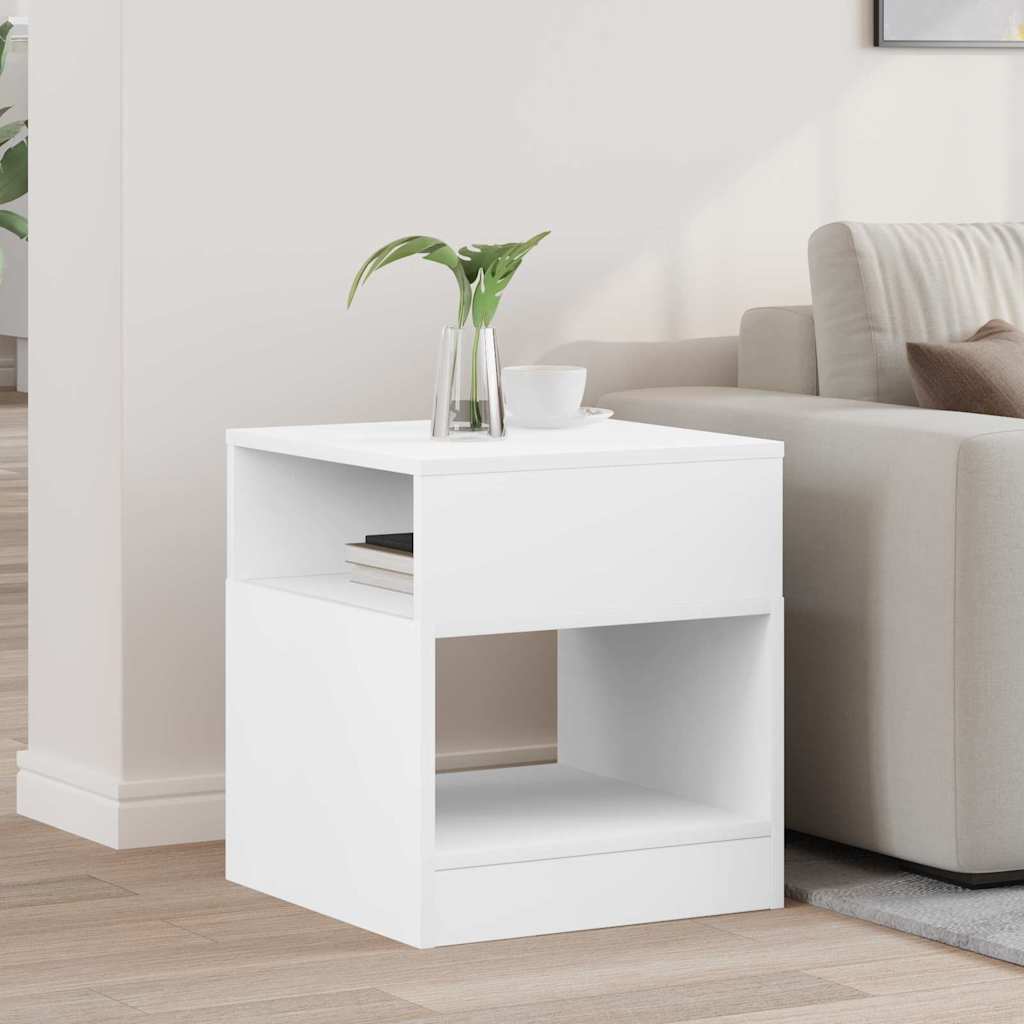 Tavolino Bianco 40,5 x 40 x 45 cm Legno multistrato