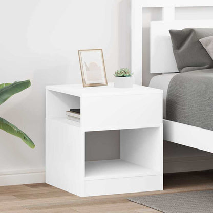 Tavolino 2 pcs Bianco 40,5 x 40 x 45 cm Legno multistrato
