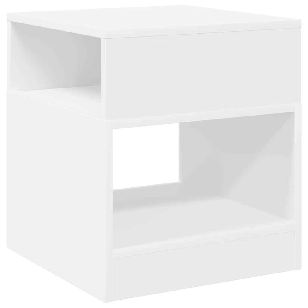 Tavolino 2 pcs Bianco 40,5 x 40 x 45 cm Legno multistrato