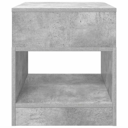 Tavolino Grigio cemento 40,5 x 40 x 45 cm Legno multistrato