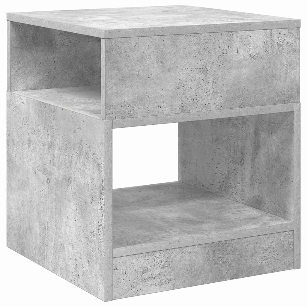 Tavolino 2 pcs Grigio cemento 40,5 x 40 x 45 cm