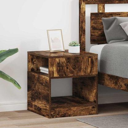 Tavolino 2 pcs Rovere fumÃ© 40,5 x 40 x 45 cm Legno multistrato