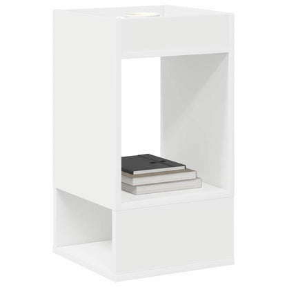 Tavolino Bianco 30 x 30 x 56 cm Legno multistrato