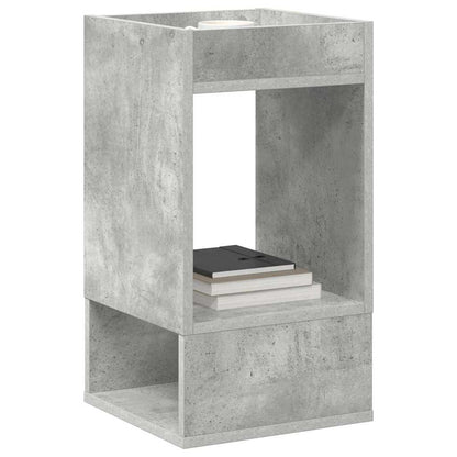 Tavolino Grigio cemento 30 x 30 x 56 cm Legno multistrato