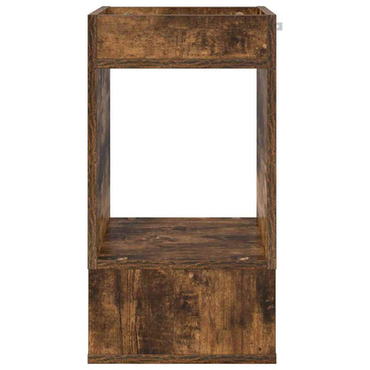 Tavolino Rovere fumÃ© 30 x 30 x 56 cm Legno multistrato