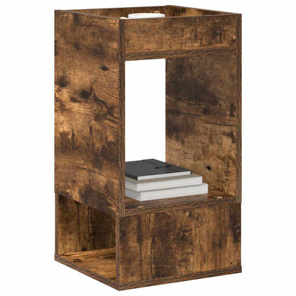 Tavolino Rovere fumÃ© 30 x 30 x 56 cm Legno multistrato