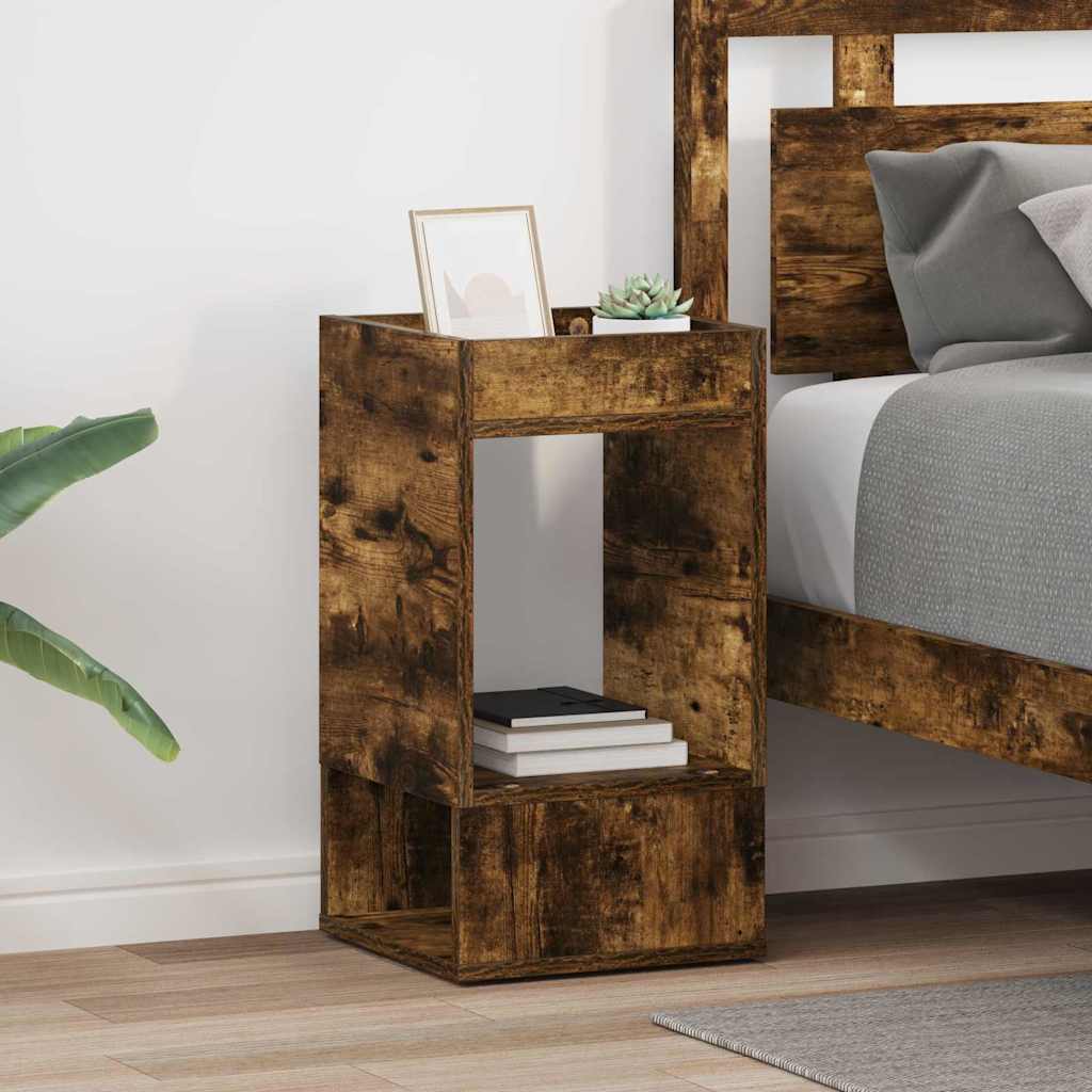 Tavolino 2 pcs Rovere fumÃ© 30 x 30 x 56 cm Legno multistrato