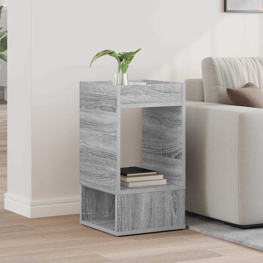 Tavolino Grigio Sonoma 30 x 30 x 56 cm Legno multistrato