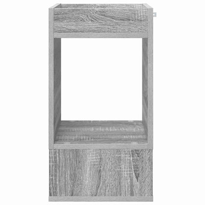 Tavolino Grigio Sonoma 30 x 30 x 56 cm Legno multistrato