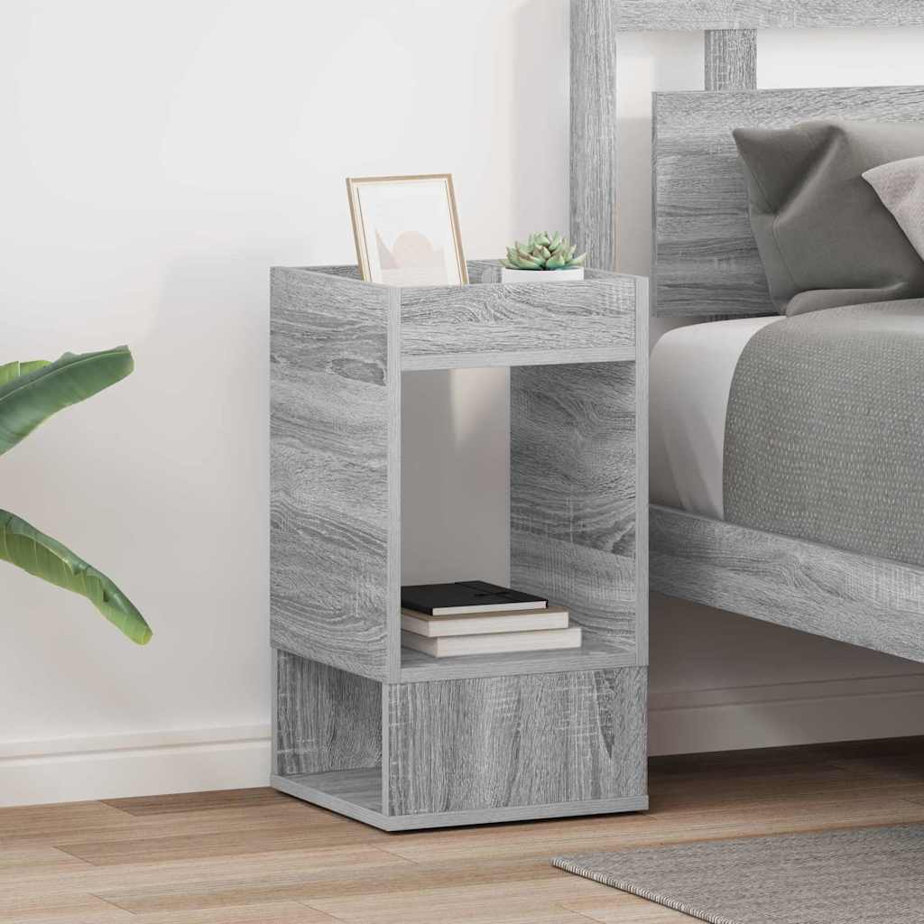 Tavolino 2 pcs Grigio Sonoma 30 x 30 x 56 cm Legno multistrato