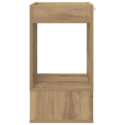 Tavolino Rovere artigianale 30 x 30 x 56 cm Legno multistrato