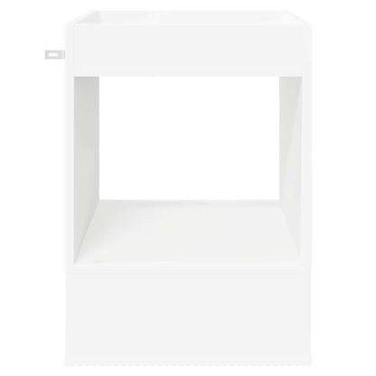 Tavolino Bianco 40 x 40 x 56 cm Legno multistrato
