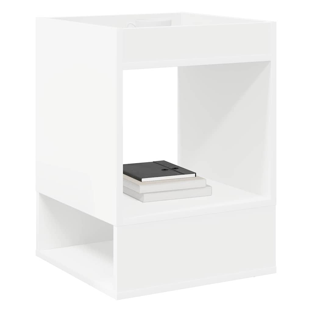 Tavolino 2 pcs Bianco 40 x 40 x 56 cm Legno multistrato
