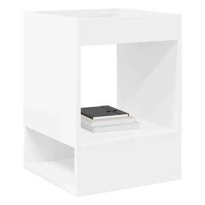 Tavolino 2 pcs Bianco 40 x 40 x 56 cm Legno multistrato