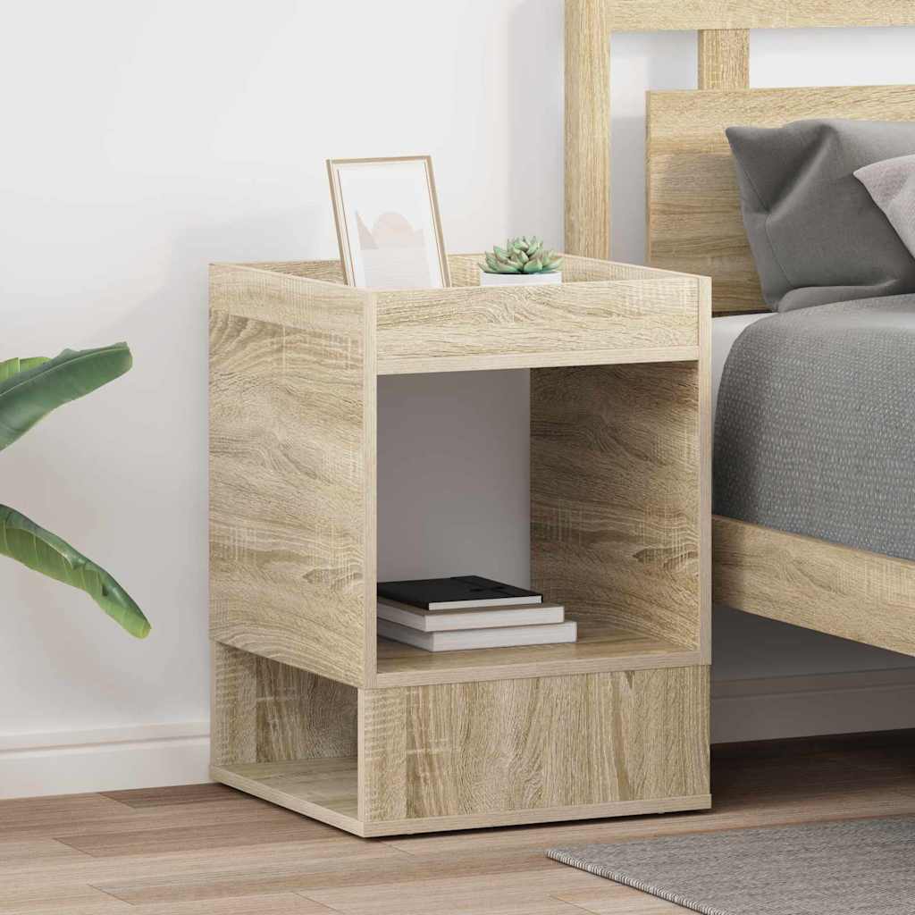 Tavolino 2 pcs Rovere Sonoma 40 x 40 x 56 cm Legno multistrato