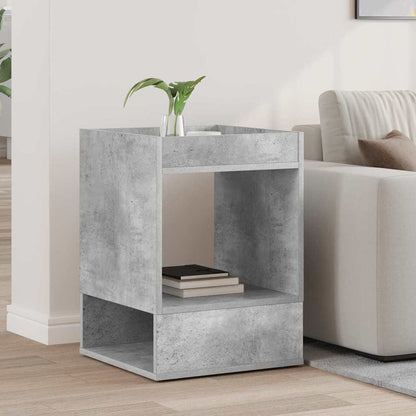 Tavolino Grigio cemento 40 x 40 x 56 cm Legno multistrato