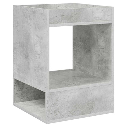 Tavolino 2 pcs Grigio cemento 40 x 40 x 56 cm Legno multistrato