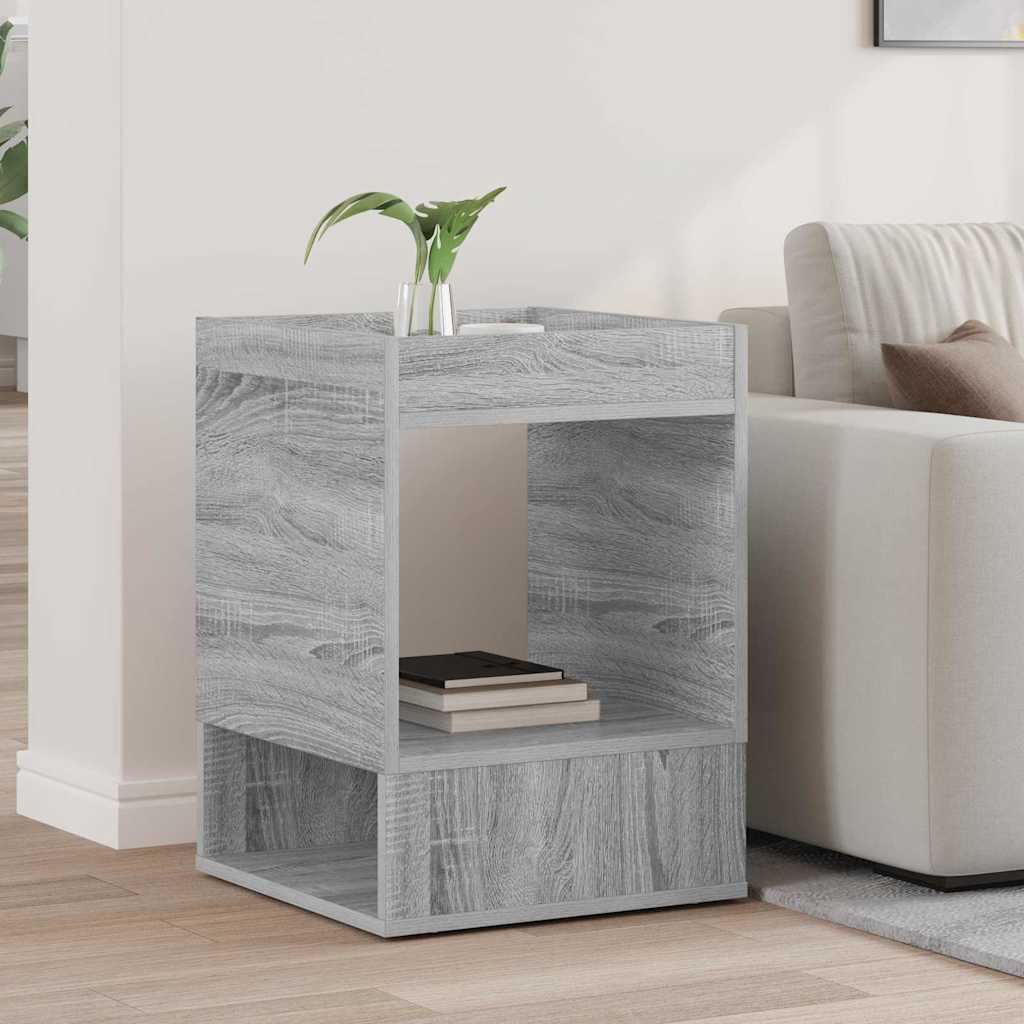 Tavolino Grigio Sonoma 40 x 40 x 56 cm Legno multistrato