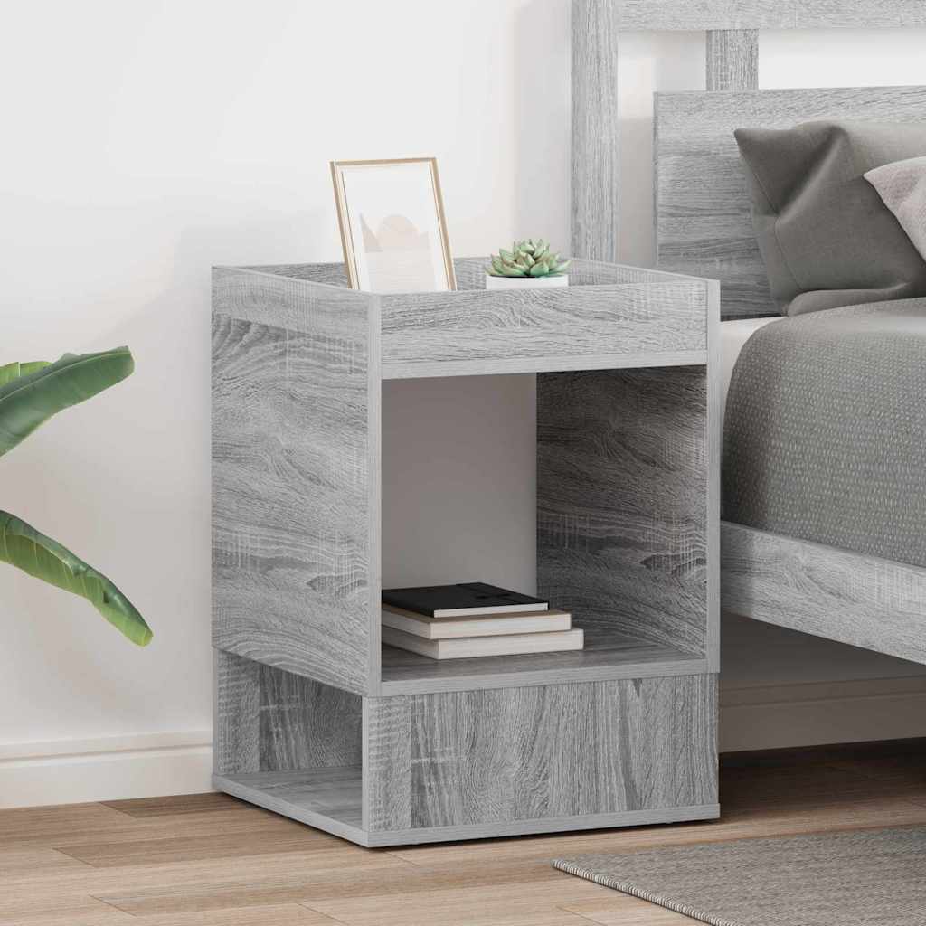 Tavolino 2 pcs Grigio Sonoma 40 x 40 x 56 cm Legno multistrato
