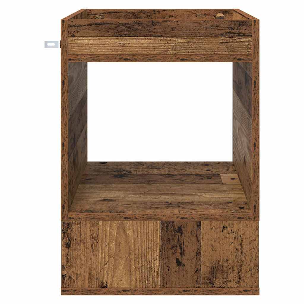 Tavolino Legno vecchio 40 x 40 x 56 cm Legno multistrato