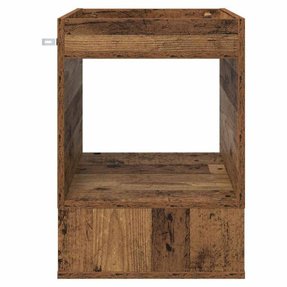 Tavolino Legno vecchio 40 x 40 x 56 cm Legno multistrato