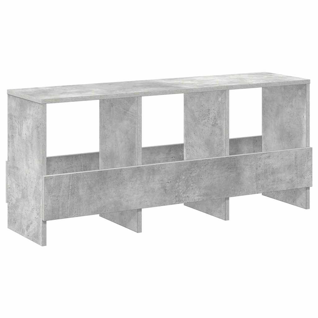 Scaffale per riviste Grigio cemento 102 x 30 x 45 cm