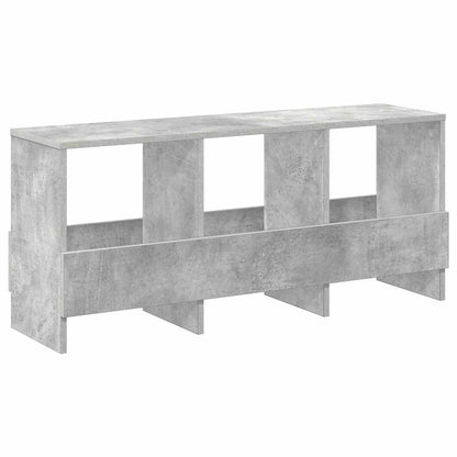 Scaffale per riviste Grigio cemento 102 x 30 x 45 cm