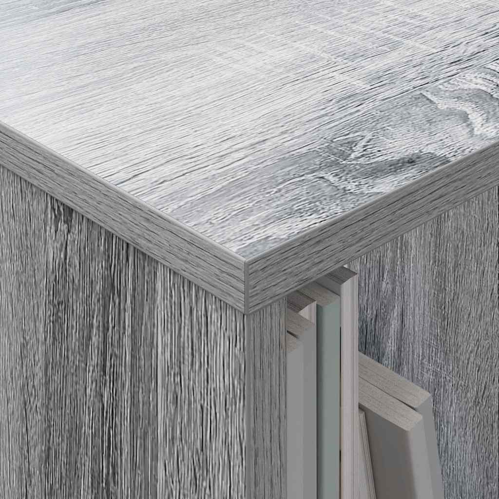 Scaffale per riviste Grigio Sonoma 102 x 30 x 45 cm