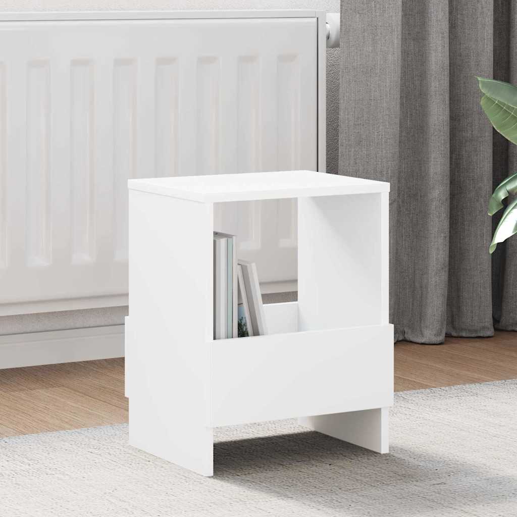 Scaffale per riviste 2 pcs Bianco 35 x 30 x 45 cm