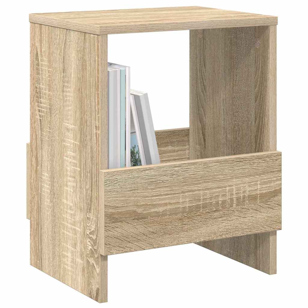 Scaffale per riviste Rovere Sonoma 35 x 30 x 45 cm