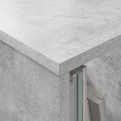 Scaffale per riviste Grigio cemento 35 x 30 x 45 cm