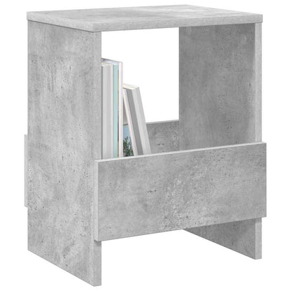 Scaffale per riviste Grigio cemento 35 x 30 x 45 cm