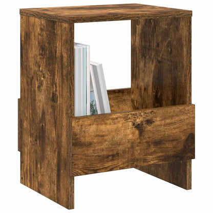 Scaffale per riviste 2 pcs Rovere fumÃ© 35 x 30 x 45 cm