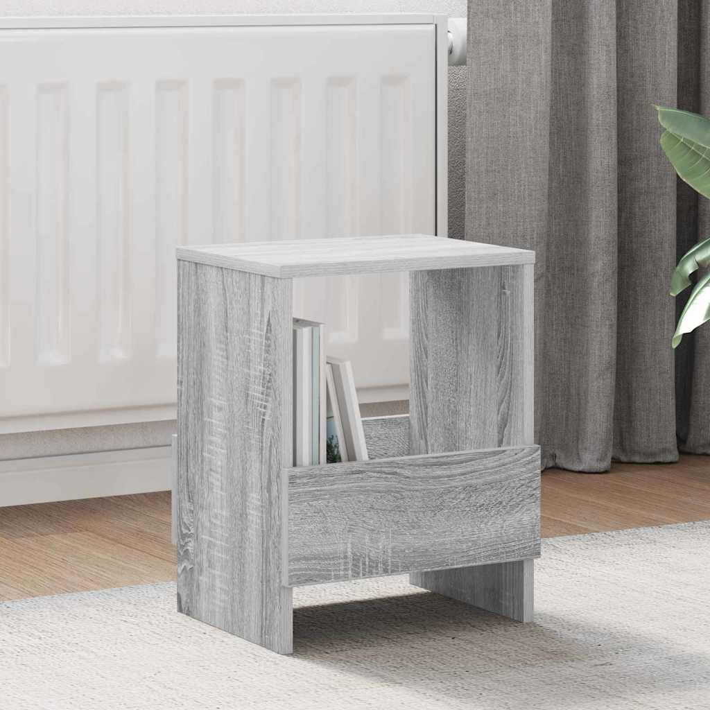Scaffale per riviste 2 pcs Grigio Sonoma 35 x 30 x 45 cm