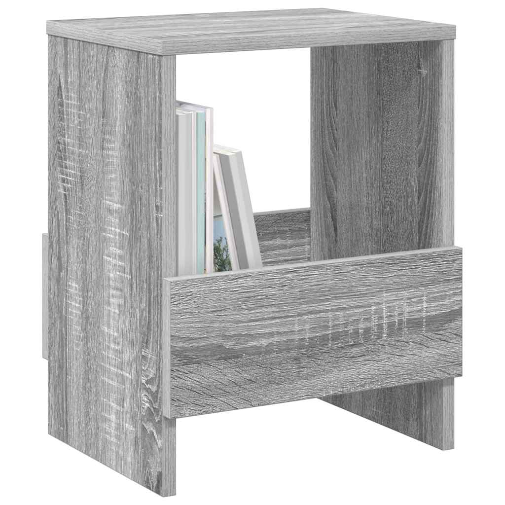 Scaffale per riviste 2 pcs Grigio Sonoma 35 x 30 x 45 cm